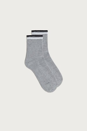 Intimissimi Kort Sports Socks Grijs | NLJVR62848